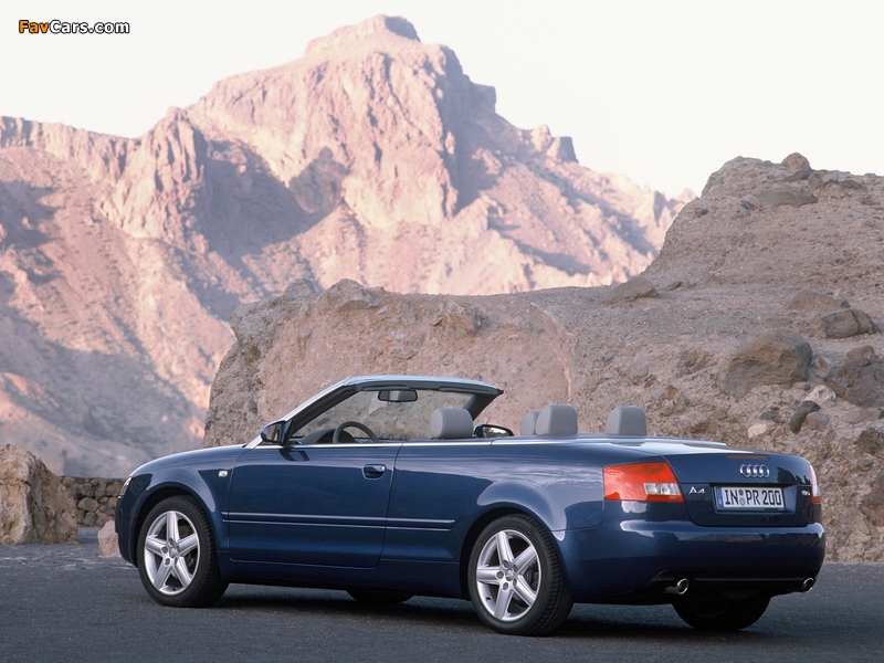 Audi A4 3.0 Cabrio B6,8H (2001–2005) images (800 x 600)