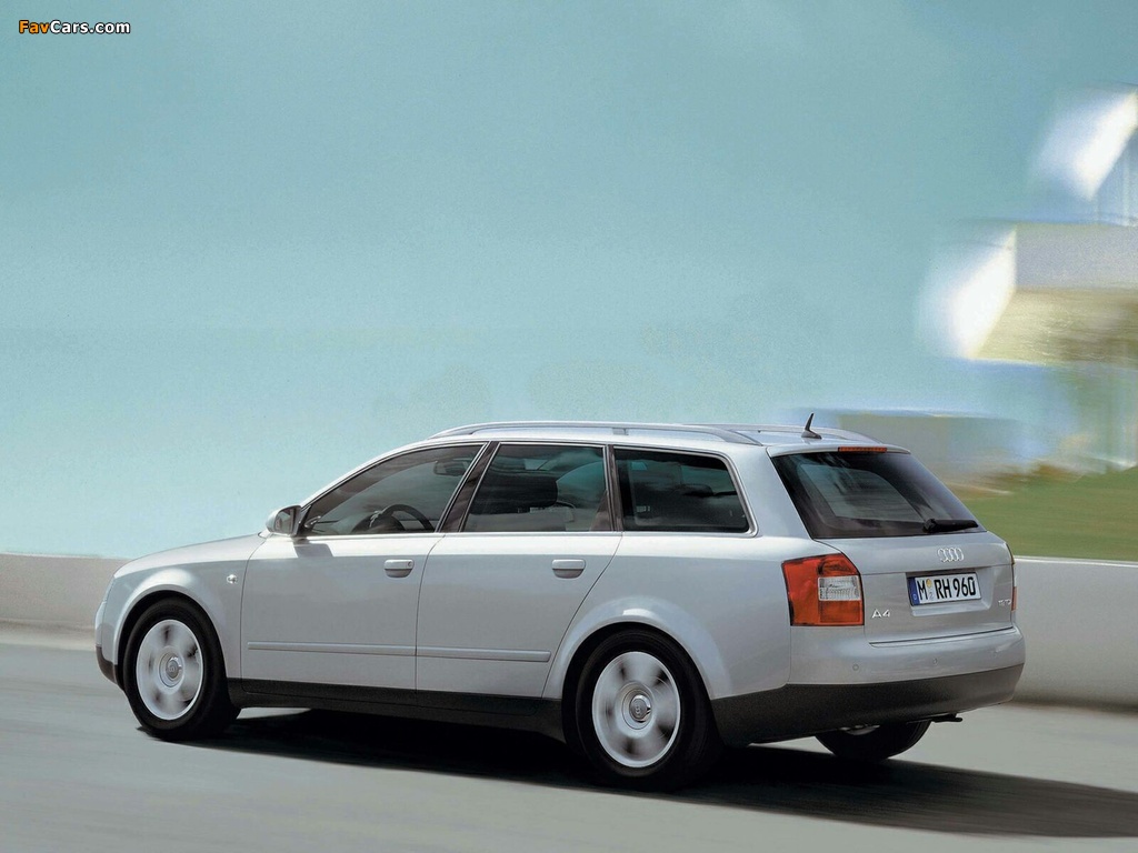Audi A4 1.9 TDI Avant B6,8E (2001–2004) images (1024 x 768)