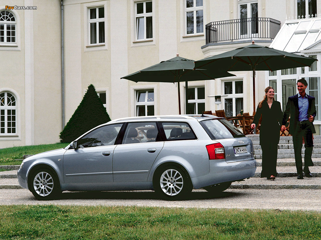 Audi A4 2.5 TDI Avant B6,8E (2001–2004) images (1024 x 768)