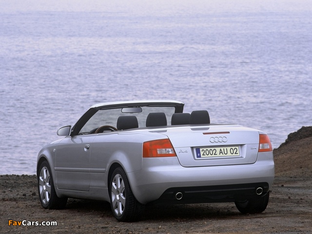 Audi A4 2.4 Cabrio B6,8H (2001–2005) photos (640 x 480)