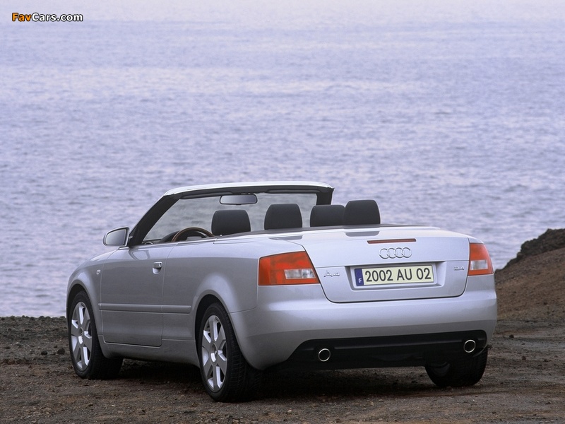 Audi A4 2.4 Cabrio B6,8H (2001–2005) photos (800 x 600)