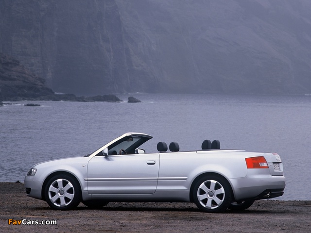 Audi A4 2.4 Cabrio B6,8H (2001–2005) photos (640 x 480)