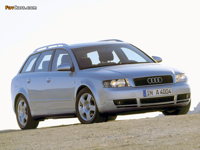 Audi A4 1.9 TDI Avant B6,8E (2001–2004) pictures (640 x 480)