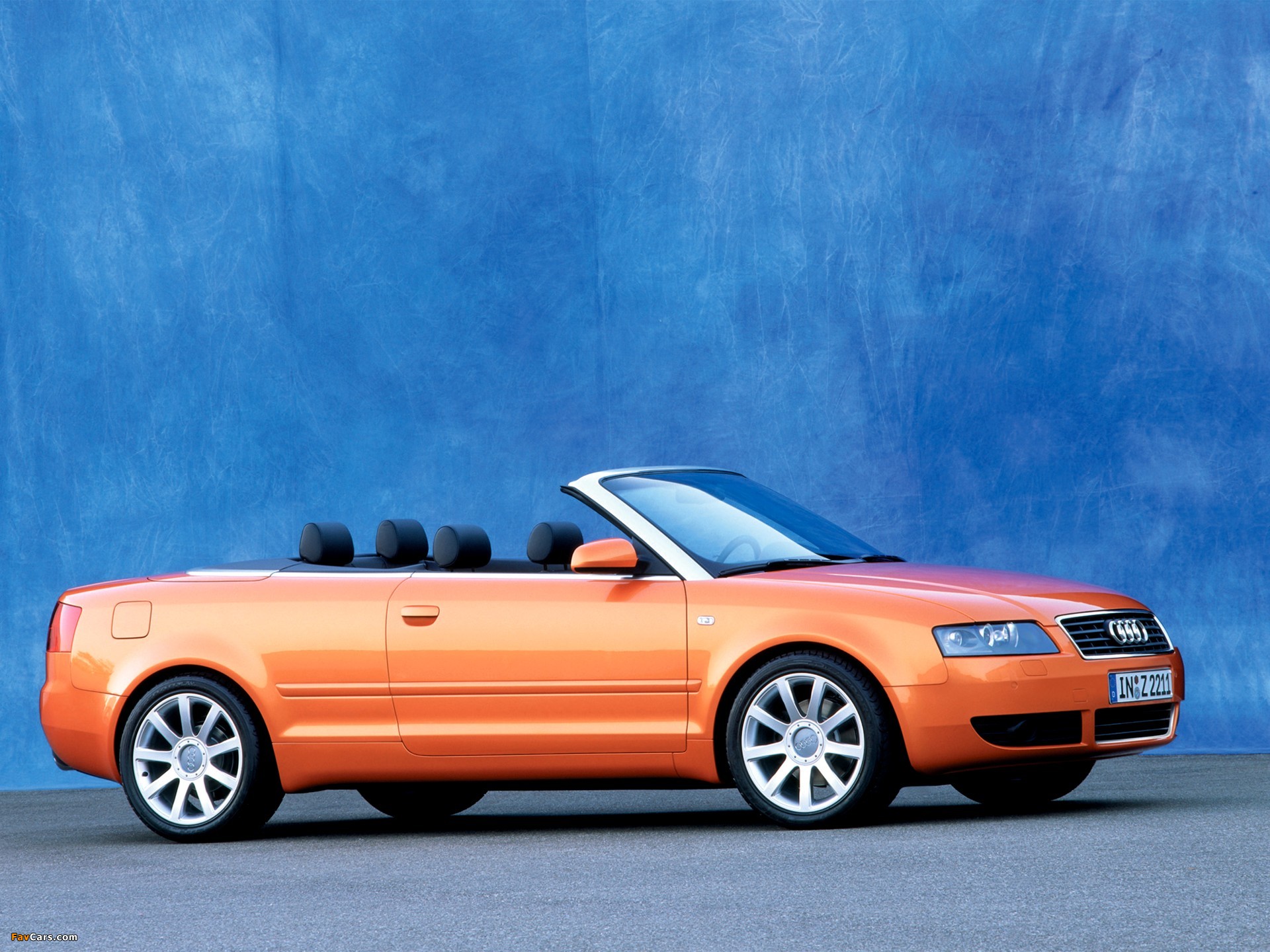 Audi A4 3.0 Cabrio B6,8H (2001–2005) wallpapers (1920 x 1440)