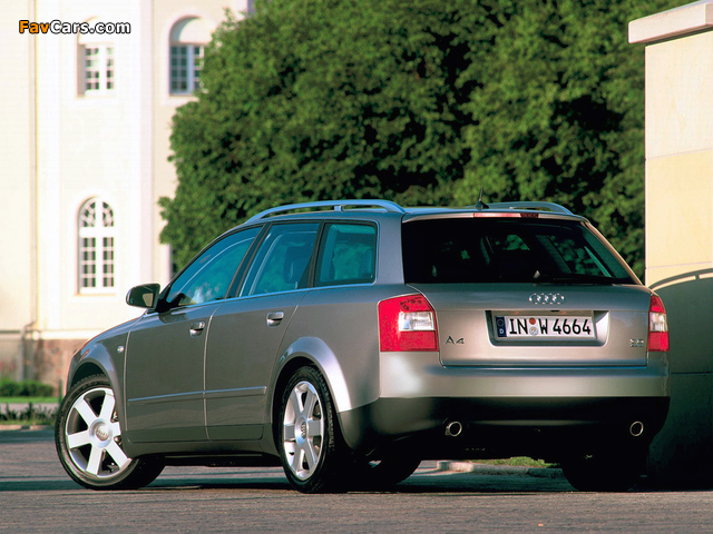 Audi A4 3.0 quattro Avant B6,8E (2001–2004) wallpapers (640 x 480)