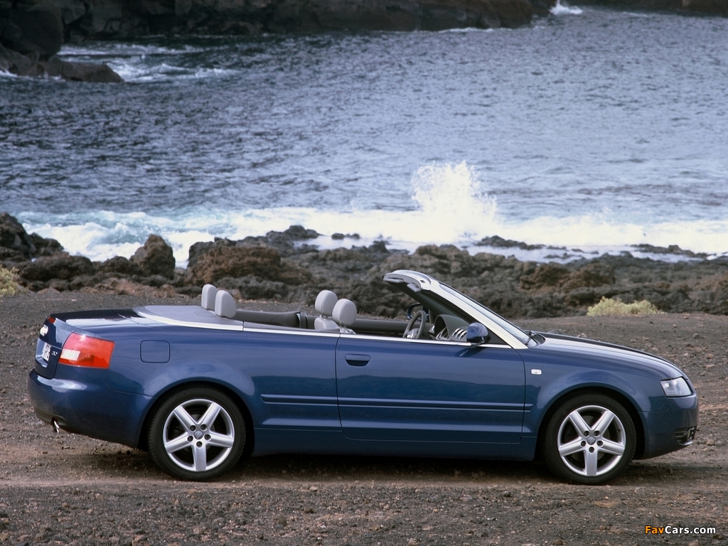 Audi A4 3.0 Cabrio B6,8H (2001–2005) wallpapers (1024 x 768)