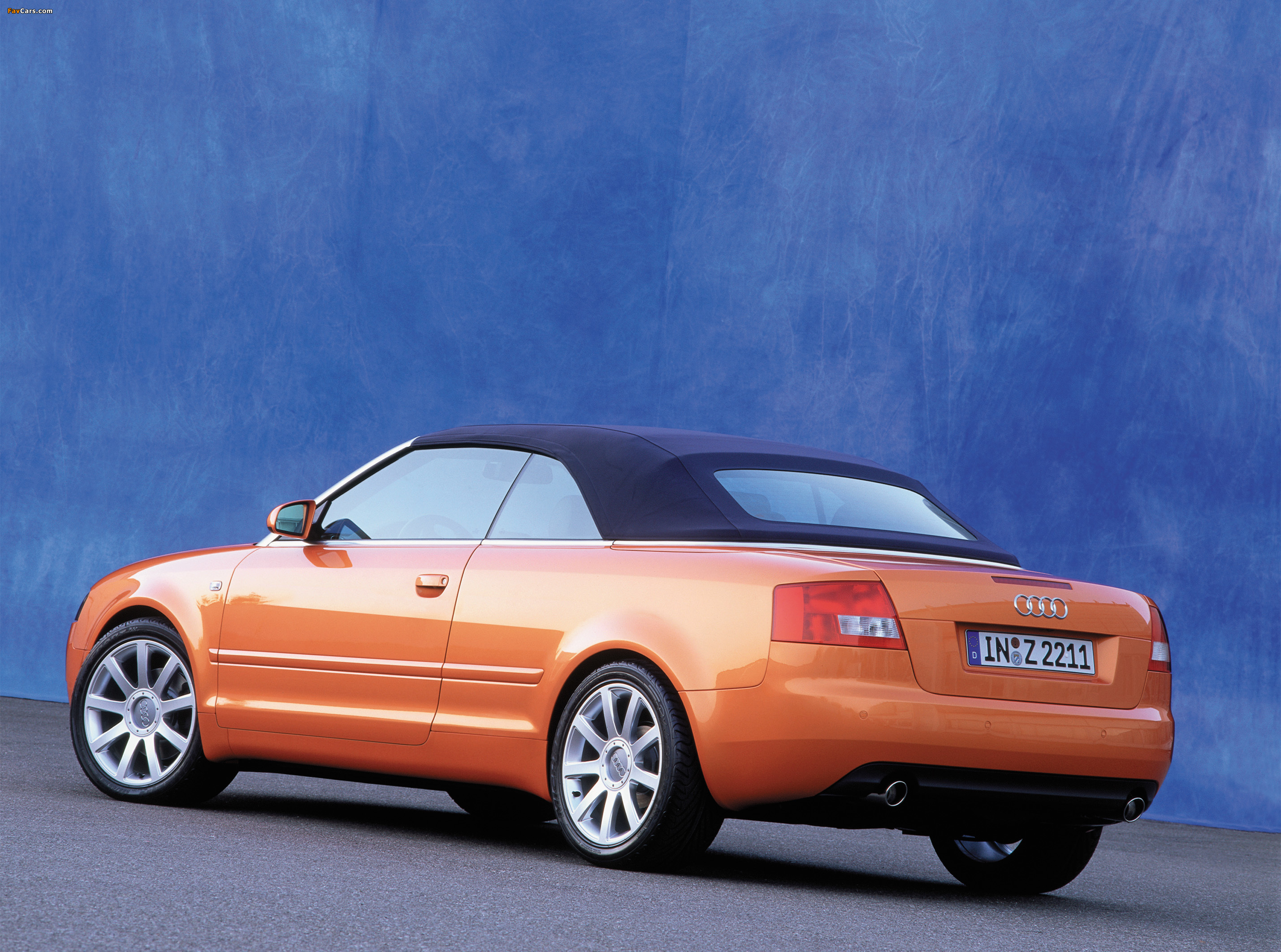 Audi A4 3.0 Cabrio (B6,8H) 2001–05 wallpapers (2858 x 2126)