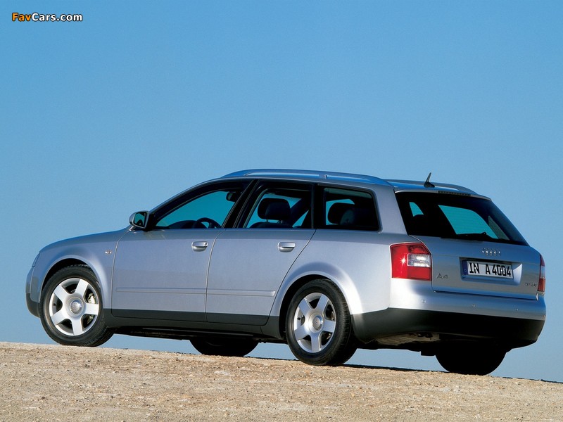 Audi A4 1.9 TDI Avant B6,8E (2001–2004) wallpapers (800 x 600)
