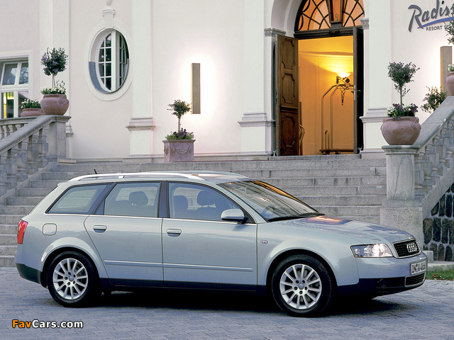 Audi A4 2.5 TDI Avant B6,8E (2001–2004) wallpapers (640 x 480)