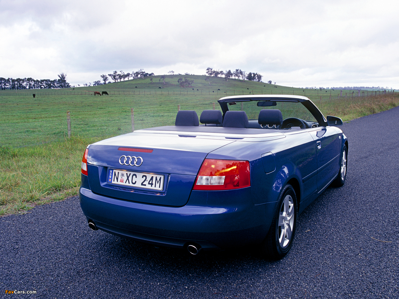 Audi A4 1.8T Cabrio AU-spec (B6,8H) 2003–06 photos (1280 x 960)