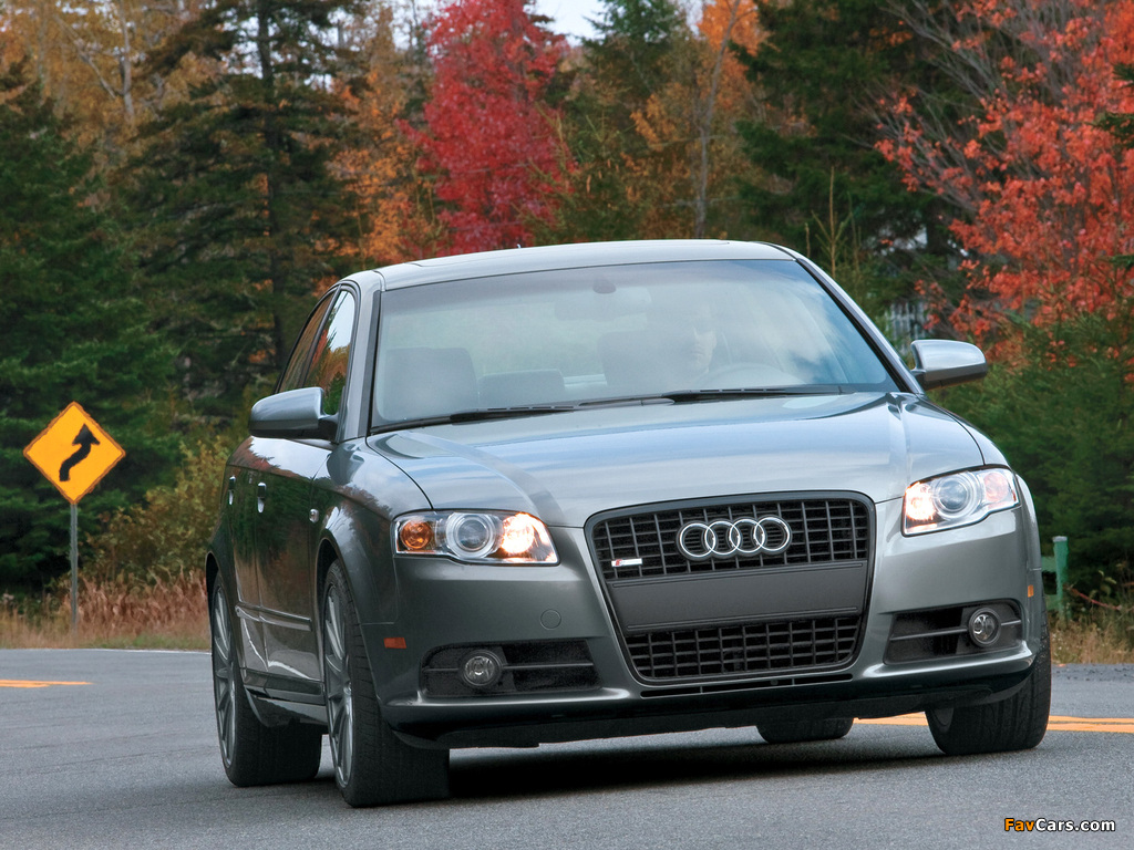 Audi A4 2.0T S-Line Sedan US-spec B7,8E (2004–2007) images (1024 x 768)