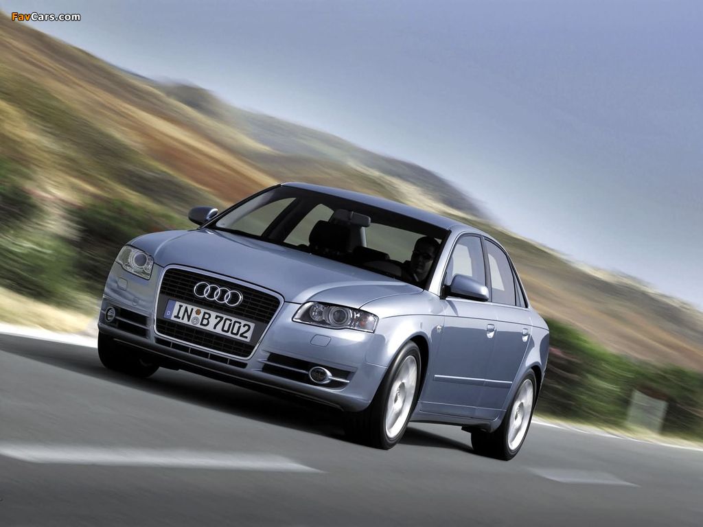 Audi A4 2.0T Sedan B7,8E (2004–2007) images (1024 x 768)