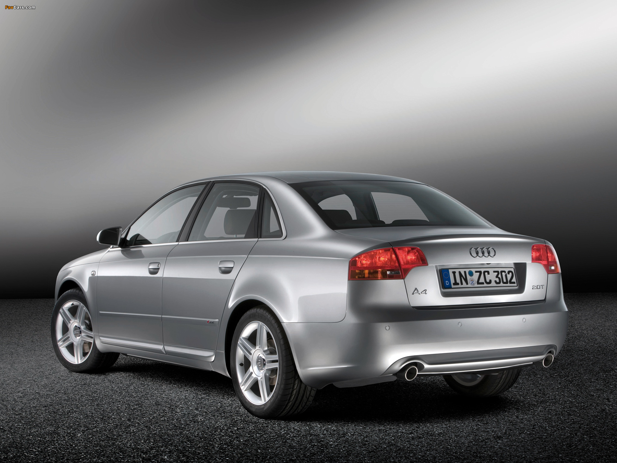 Audi A4 2.0T S-Line Sedan B7,8E (2004–2007) images (2048 x 1536)
