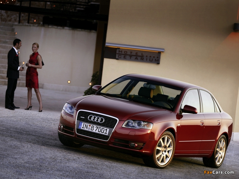 Audi A4 3.0 TDI quattro Sedan B7,8E (2004–2007) pictures (800 x 600)