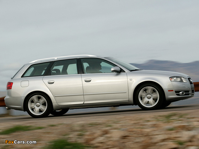 Audi A4 Avant US-spec B7,8E (2004–2008) pictures (640 x 480)