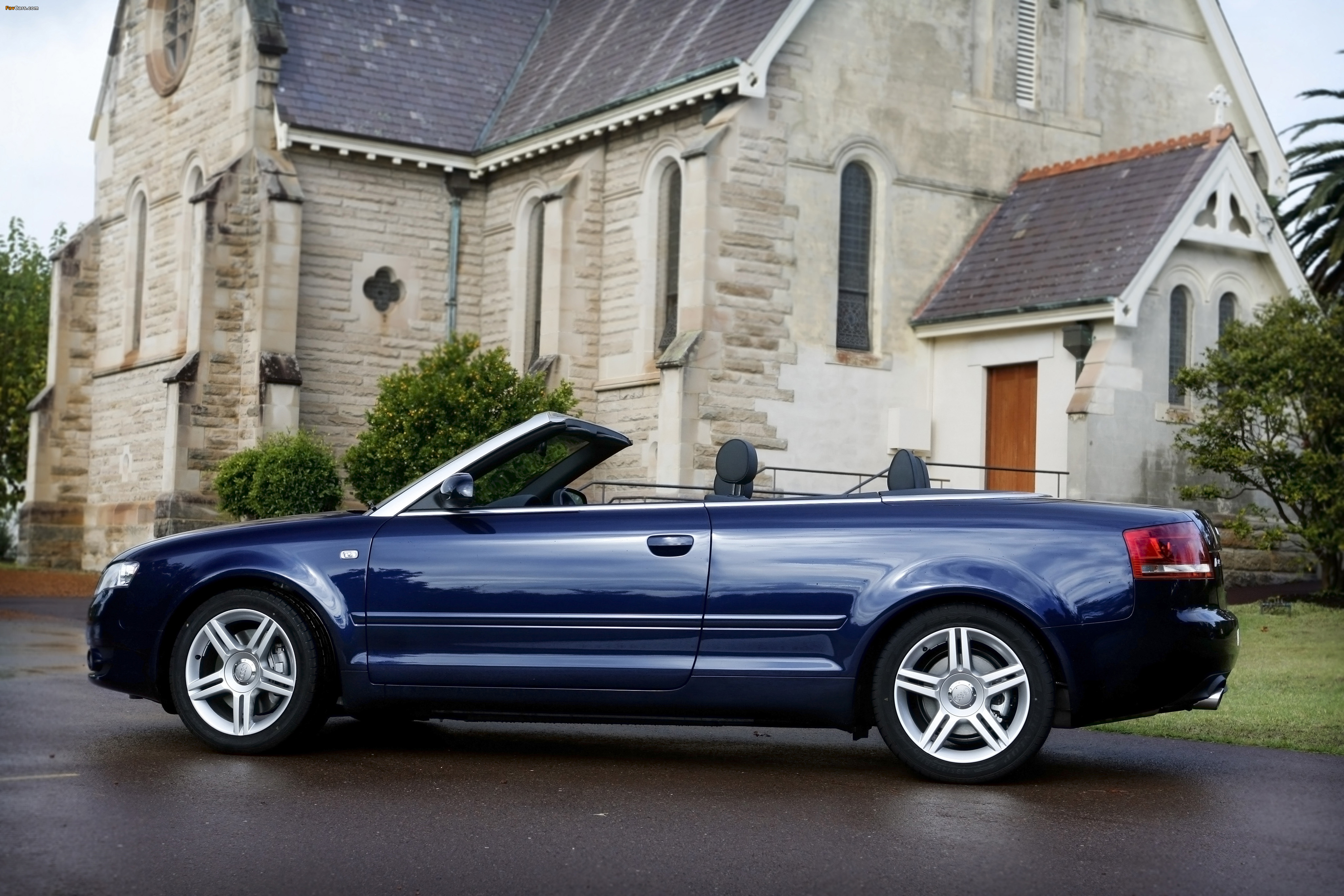 Audi A4 3.2 Cabrio AU-spec (B7,8H) 2006–07 photos (4096 x 2731)