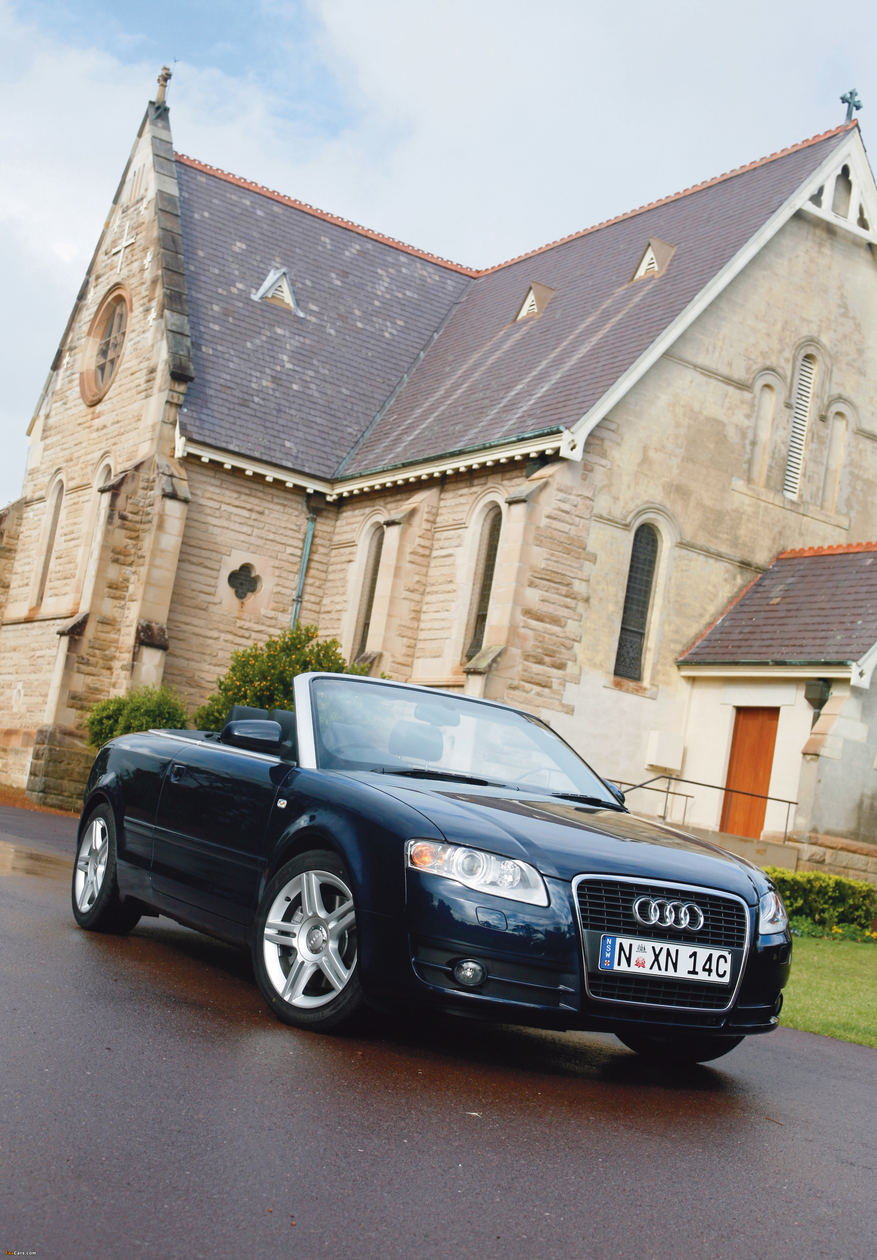 Audi A4 3.2 Cabrio AU-spec (B7,8H) 2006–07 pictures (2841 x 4080)