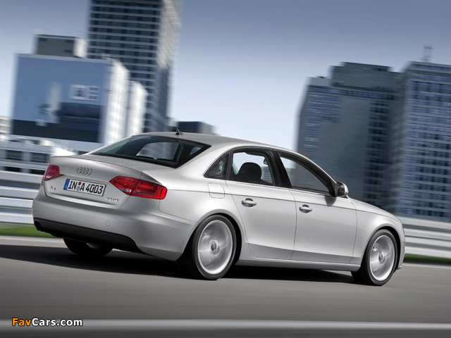 Audi A4 2.0 TDI Sedan B8,8K (2007–2011) images (640 x 480)