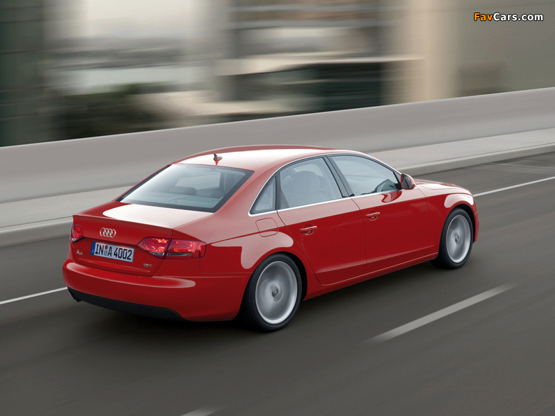 Audi A4 1.8T Sedan B8,8K (2007–2011) pictures (800 x 600)