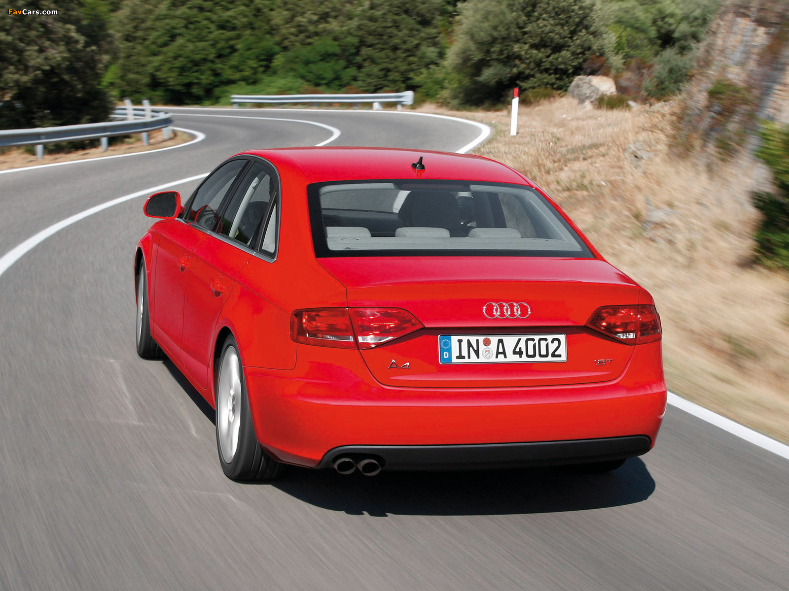 Audi A4 1.8T Sedan B8,8K (2007–2011) pictures (1600 x 1200)