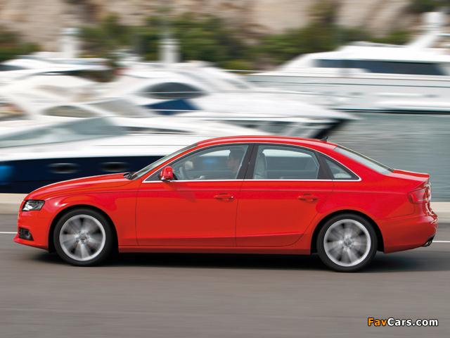 Audi A4 1.8T Sedan B8,8K (2007–2011) pictures (640 x 480)