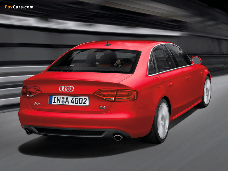 Audi A4 1.8T Sedan B8,8K (2007–2011) pictures (800 x 600)