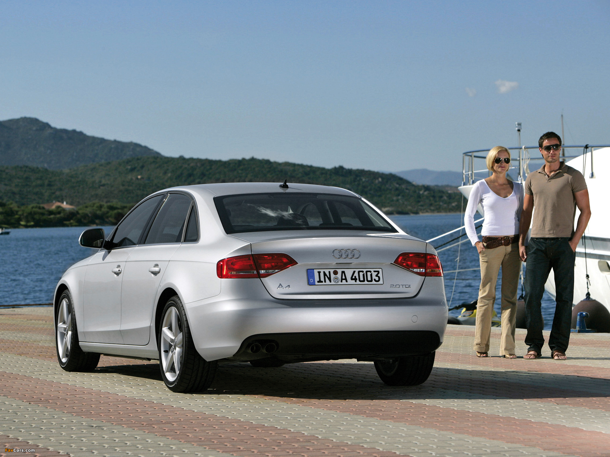 Audi A4 2.0 TDI Sedan B8,8K (2007–2011) pictures (2048 x 1536)