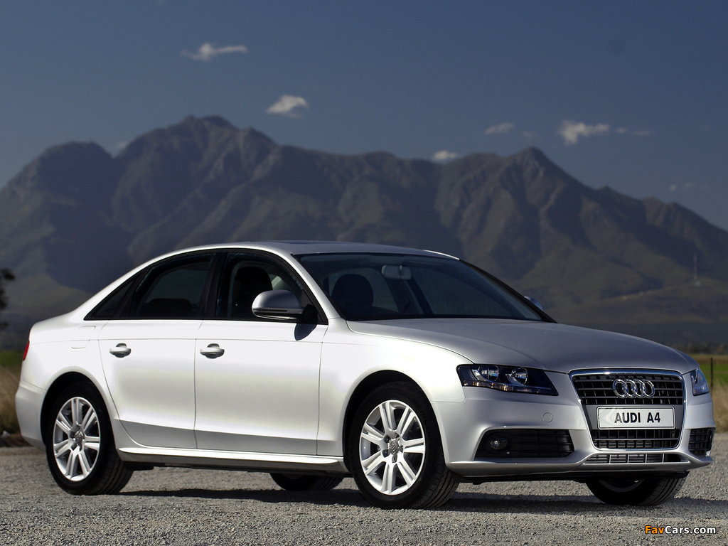 Audi A4 2.0 TDI Sedan ZA-spec B8,8K (2007–2011) pictures (1024 x 768)