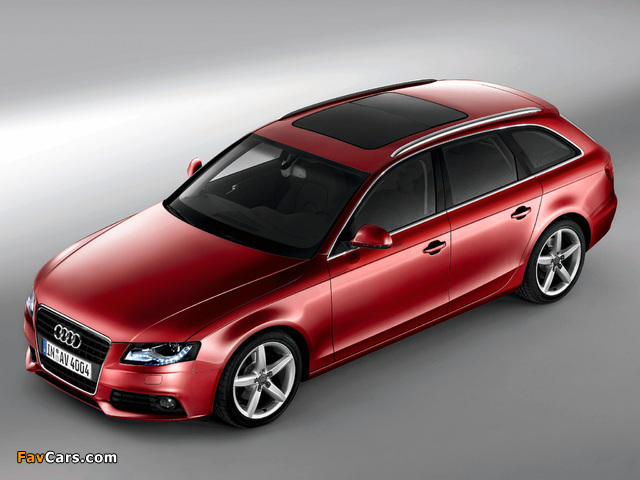 Audi A4 2.0 TDI Avant B8,8K (2008–2011) photos (640 x 480)