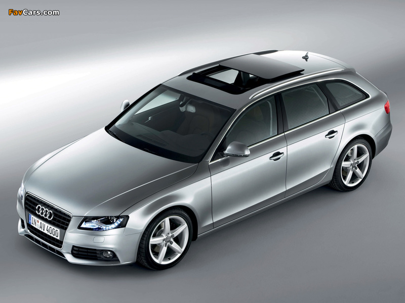 Audi A4 2.0 TDI Avant B8,8K (2008–2011) photos (800 x 600)