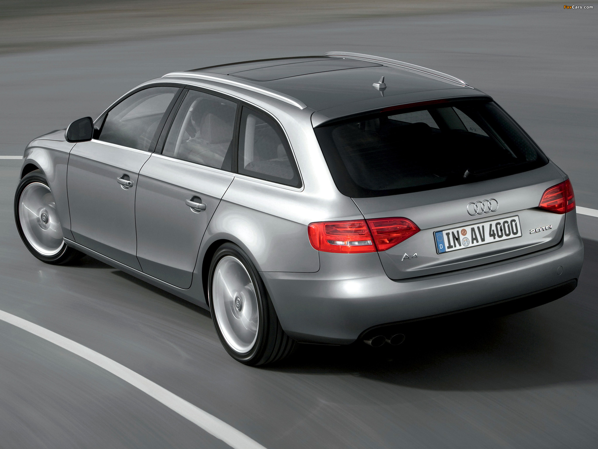 Audi A4 2.0 TDI Avant B8,8K (2008–2011) photos (2048 x 1536)