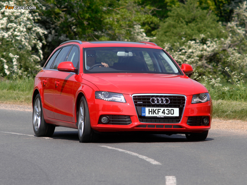 Audi A4 3.0 TDI quattro Avant UK-spec B8,8K (2008–2011) photos (800 x 600)