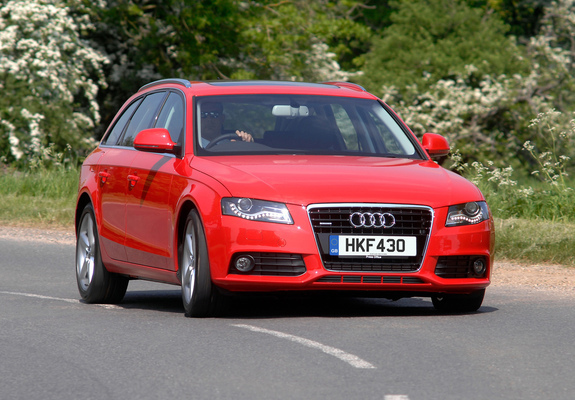 Audi A4 3.0 TDI quattro Avant UK-spec B8,8K (2008–2011) photos