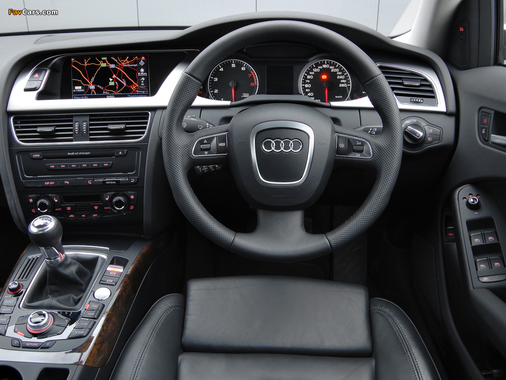 Audi A4 3.0 TDI quattro Avant UK-spec B8,8K (2008–2011) photos (1024 x 768)