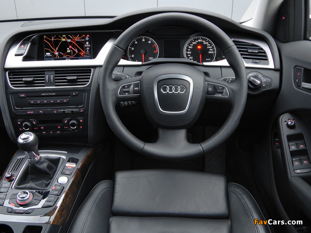 Audi A4 3.0 TDI quattro Avant UK-spec B8,8K (2008–2011) photos (640 x 480)