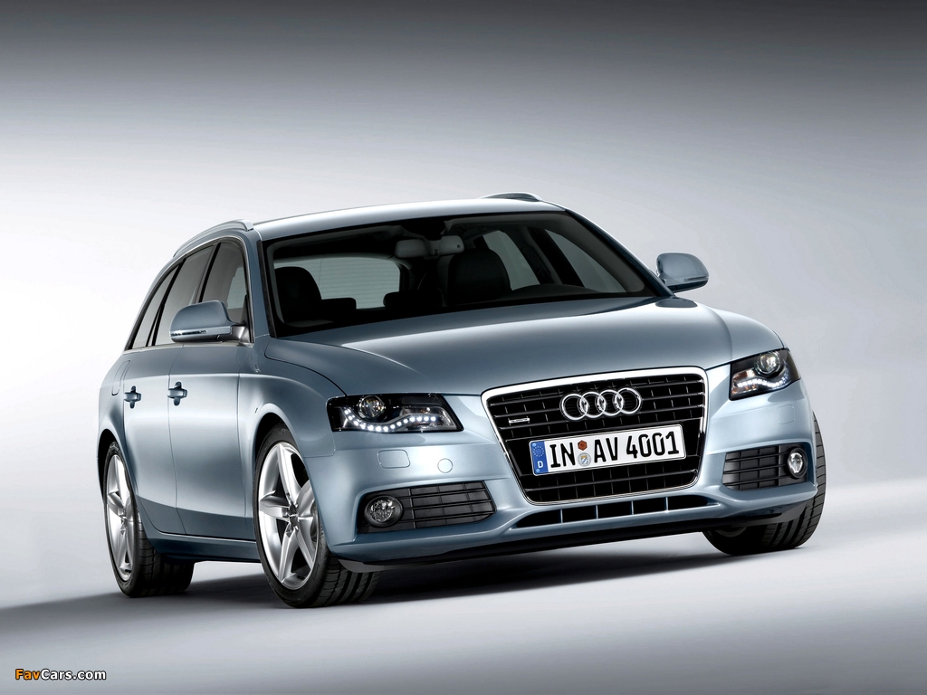 Audi A4 3.2 FSI quattro Avant B8,8K (2008–2011) pictures (1024 x 768)