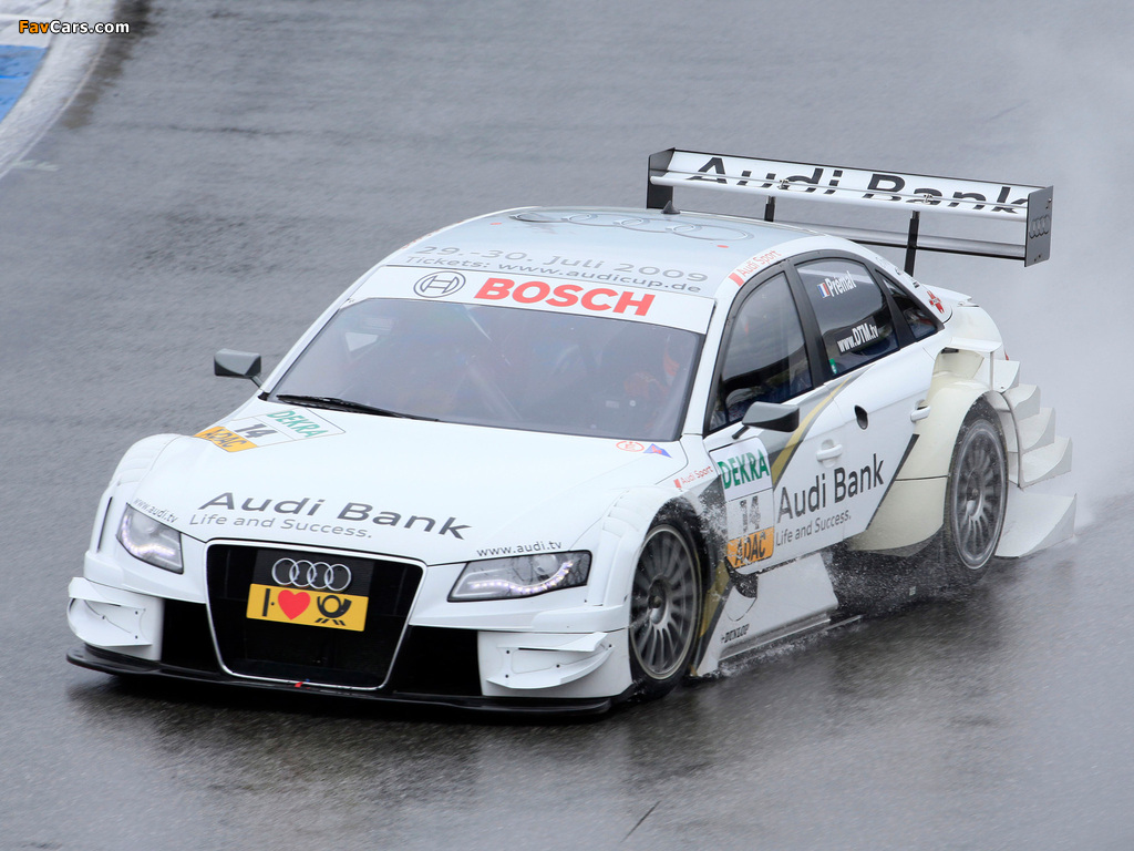 Audi A4 DTM B8,8K (2008–2011) wallpapers (1024 x 768)