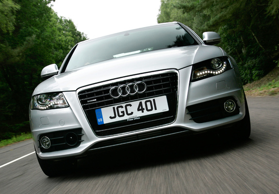Audi A4 3.0 TDI S-Line Sedan UK-spec B8,8K (2009–2011) images