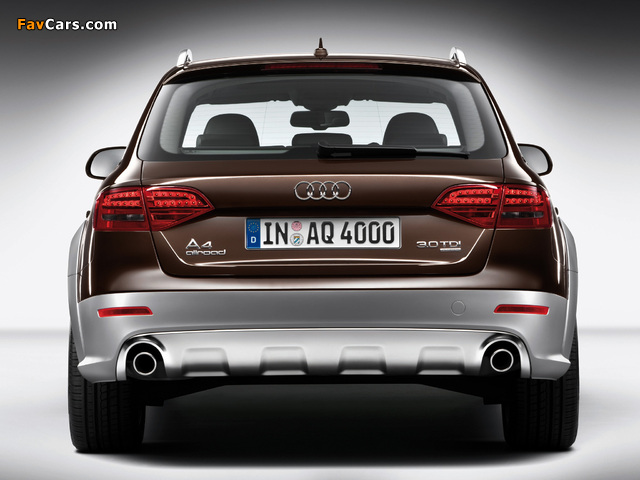 Audi A4 Allroad 3.0 TDI quattro B8,8K (2009–2011) images (640 x 480)