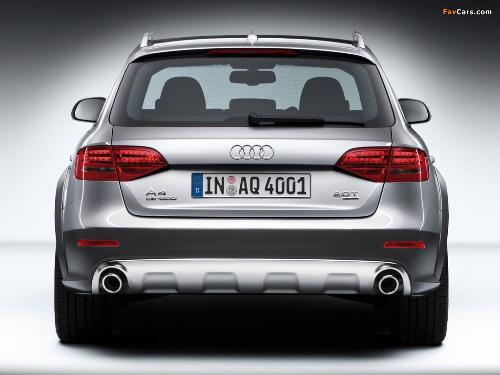 Audi A4 Allroad 2.0T quattro B8,8K (2009–2011) wallpapers (1024 x 768)