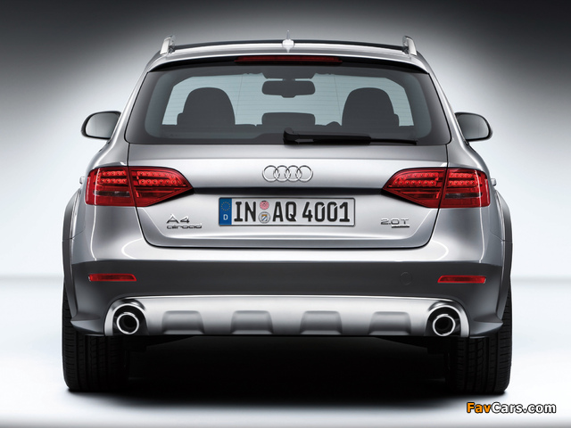 Audi A4 Allroad 2.0T quattro B8,8K (2009–2011) wallpapers (640 x 480)