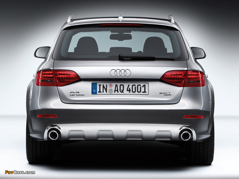 Audi A4 Allroad 2.0T quattro B8,8K (2009–2011) wallpapers (800 x 600)