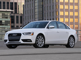 Audi A4 2.0T quattro Sedan US-spec (B8,8K) 2012 images