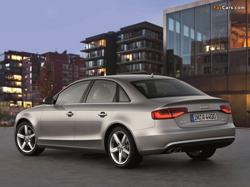 Audi A4 2.0 TFSI Sedan (B8,8K) 2012 images (800 x 600)