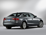 Audi A4 2.0T quattro Sedan US-spec (B8,8K) 2012 images