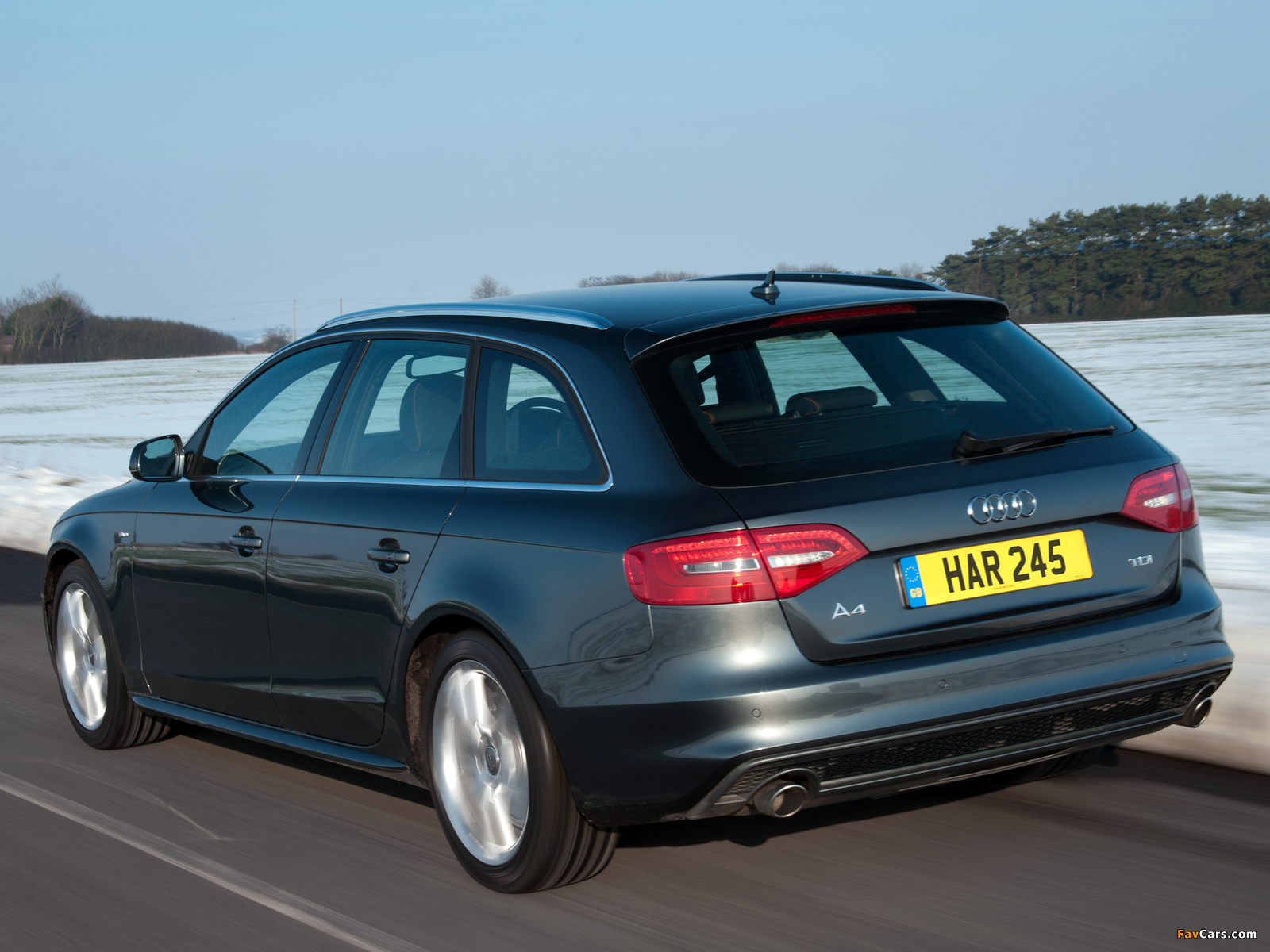 Audi A4 3.0 TDI S-Line Avant UK-spec (B8,8K) 2012 photos (1600 x 1200)