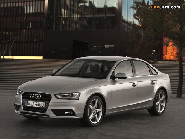 Audi A4 2.0 TFSI Sedan (B8,8K) 2012 pictures (640 x 480)