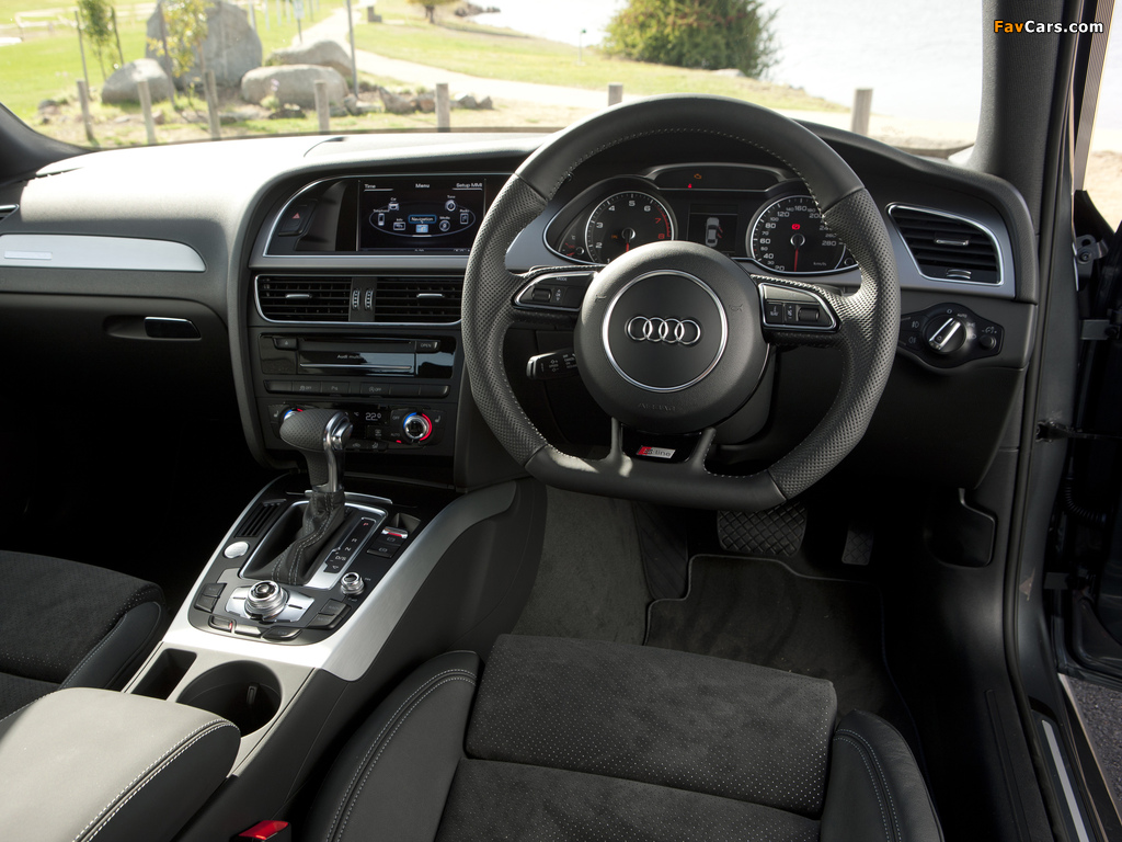Audi A4 3.0T quattro S-Line Sedan AU-spec (B8,8K) 2012 pictures (1024 x 768)