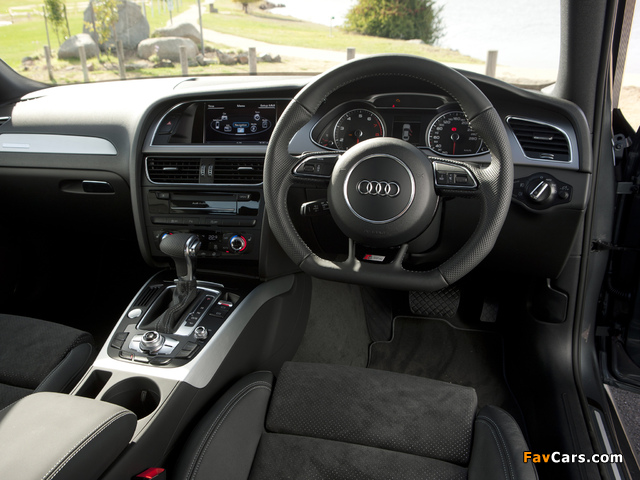 Audi A4 3.0T quattro S-Line Sedan AU-spec (B8,8K) 2012 pictures (640 x 480)