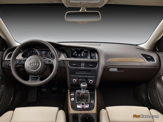 Audi A4 2.0 TFSI Sedan (B8,8K) 2012 pictures (640 x 480)